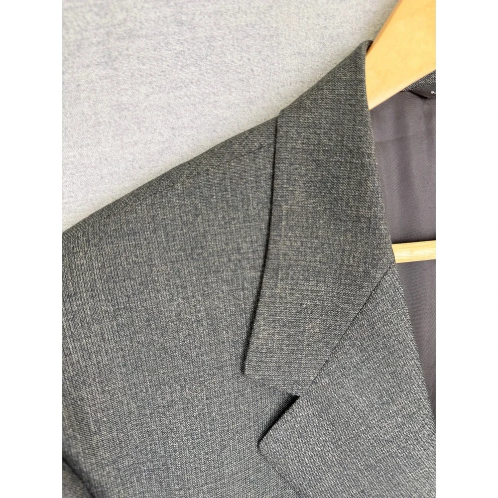Canali Proposta Mens Grey 100% Pure Wool 3-Button‎ Blazer Sport Coat Italy 54R